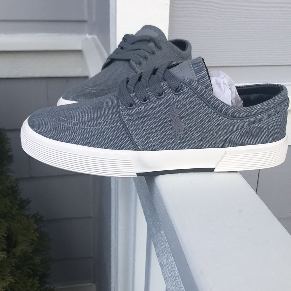 NWOT Ralph Lauren Polo Faxon low-sk-vlc slate Sz 7.5 D Unisex